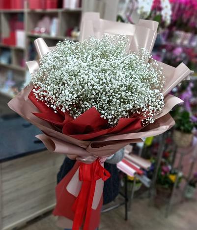 Букет цветов из: Гипсофила в Емельяновке