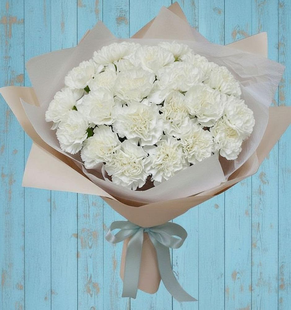 Букет цветов из: Гвоздики в Емельяновке