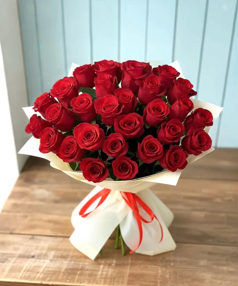Букет 29 Красных роз в Емельяновке