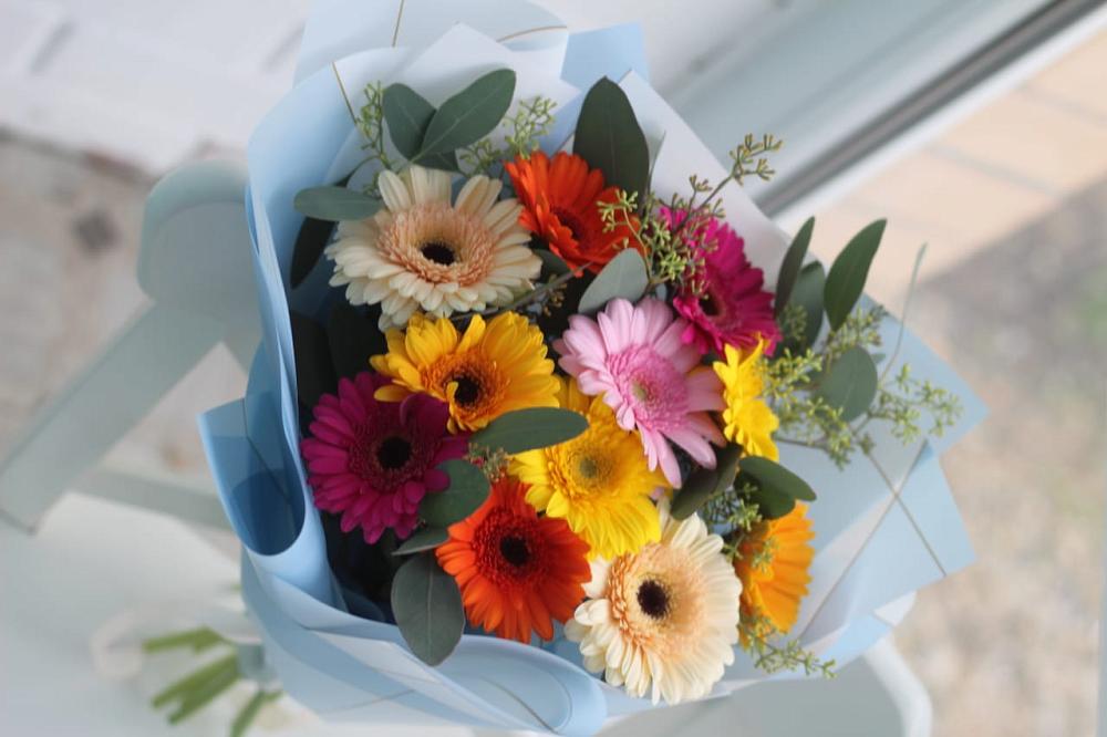 Букет цветов из: Герберы в Емельяновке