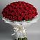 Букет 101 Красная роза Блэк Мэджик в Емельяновке
