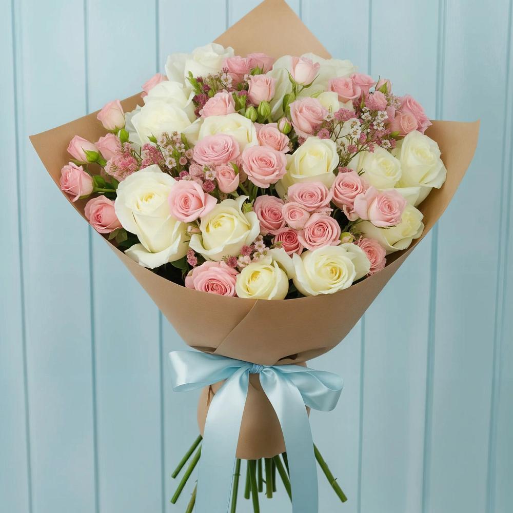Букет цветов из: Розы в Емельяновке
