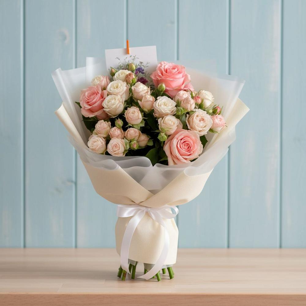 Букет цветов из: Розы в Емельяновке