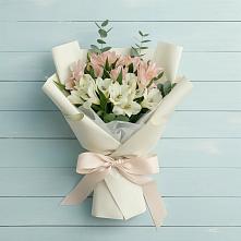 Букет цветов из:  Альстромерии #REPLACE_PRED# Емельяновке