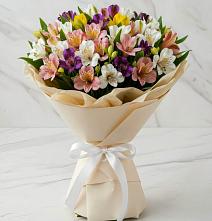 Букет цветов из:  Альстромерии #REPLACE_PRED# Емельяновке