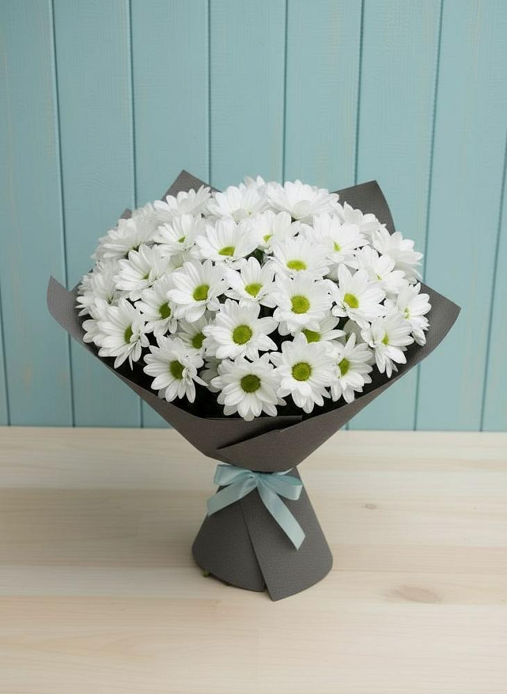 Букет цветов из: Хризантемы в Емельяновке