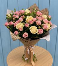 Букет цветов из:  Розы в Емельяновке
