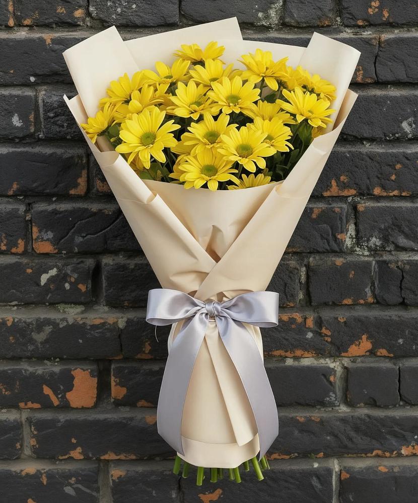 Букет цветов из: Хризантемы в Емельяновке